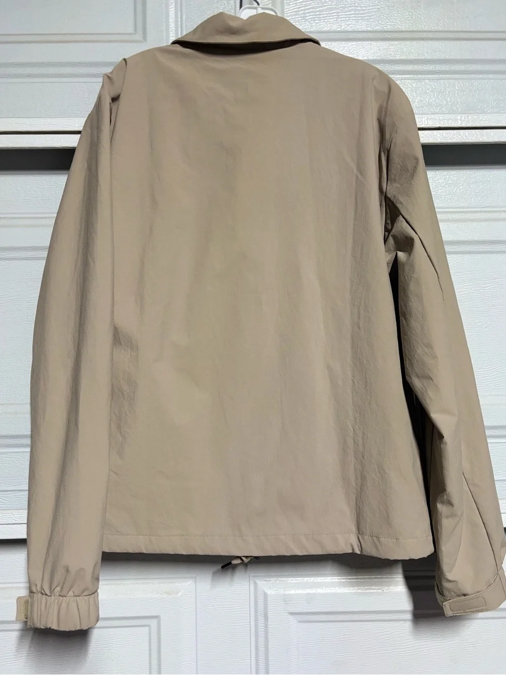 Vuori Men's Taupe Coach Windbreaker Jacket